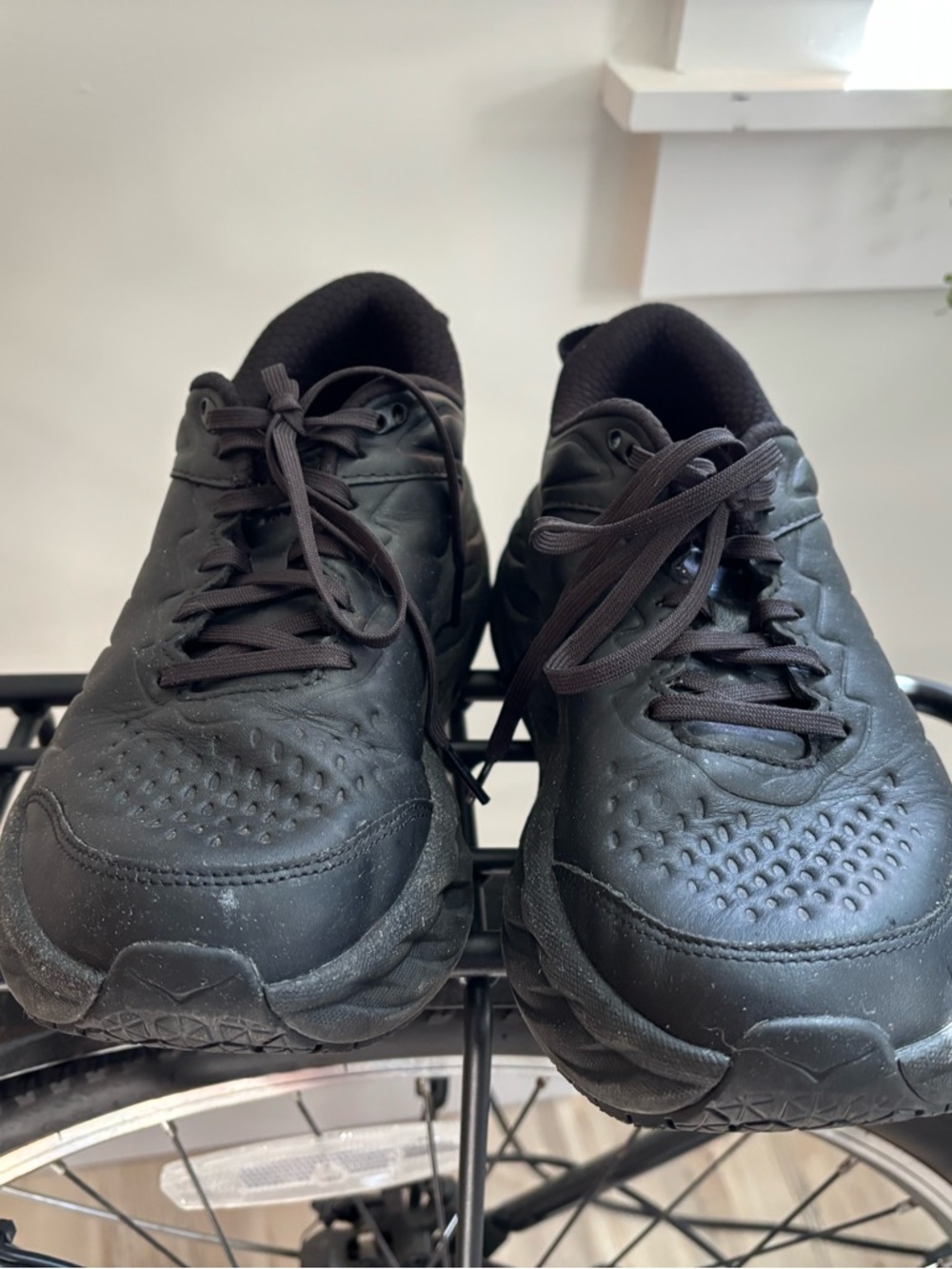 Hoka Black Casual Cushioning Sneakers - Picture 3 of 6